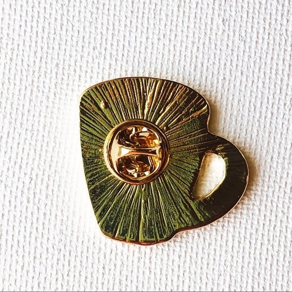 Strong Like My Coffee Enamel Pin [Price Firm] - Picture 2 of 2